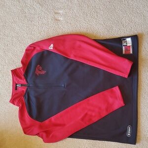 NFL Team Apparel, Atlanta Falcolns, Quarter Zip, Men's LG